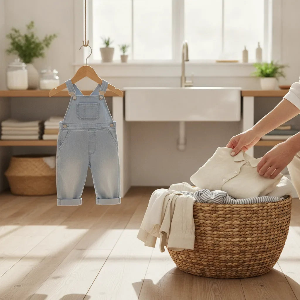 Guide pour l'entretien salopette coton | Chou & Fleur