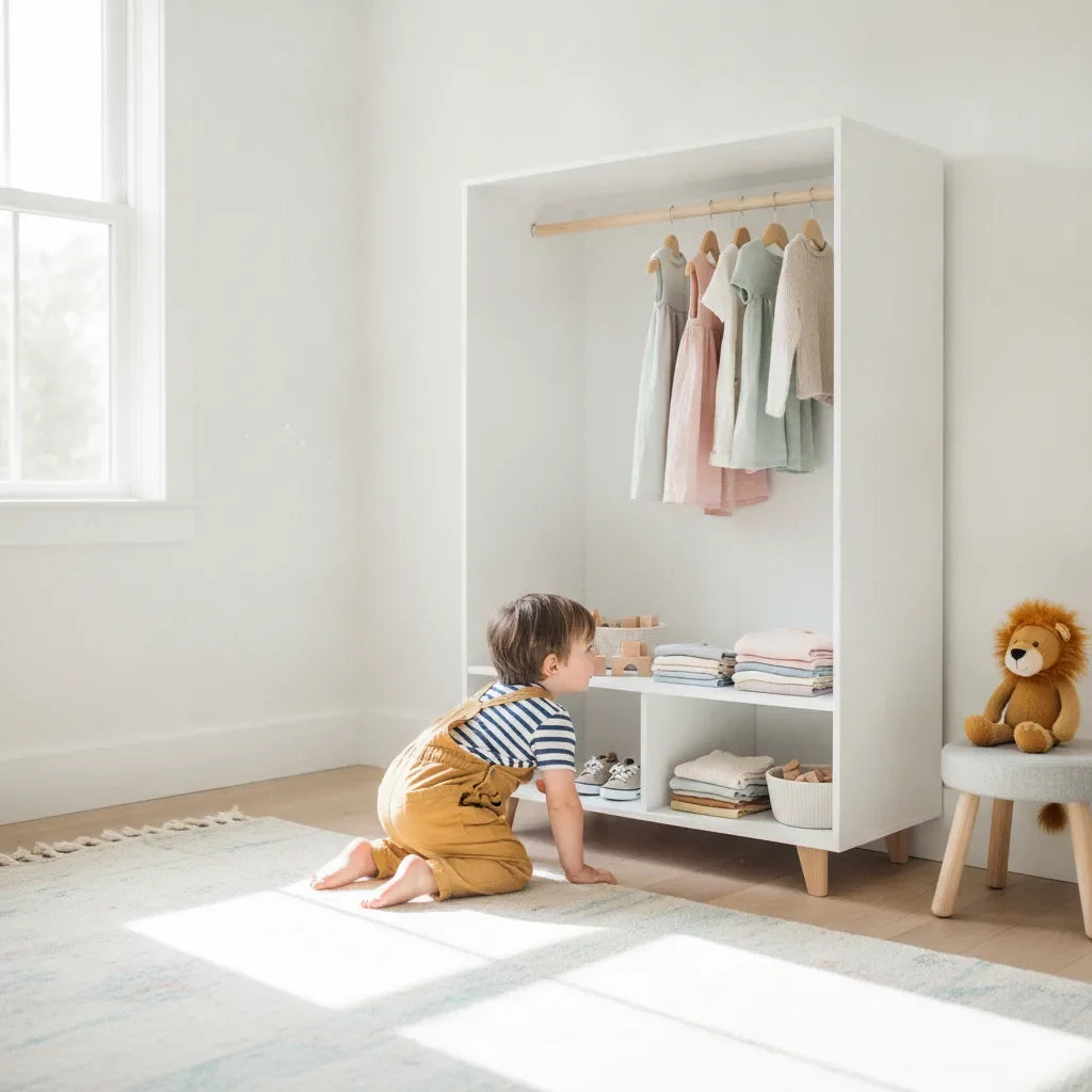 Minimalisme parentalité | simplifier la garde-robe enfant