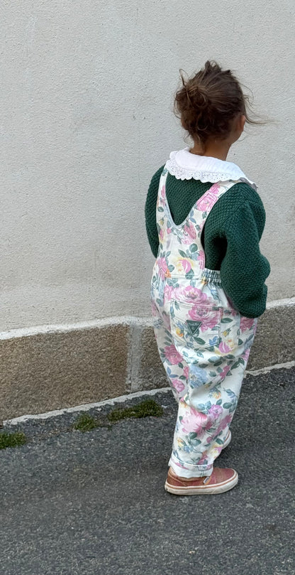 Blue denim overalls for children – Billie Jean