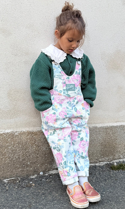 Blue denim overalls for children – Billie Jean