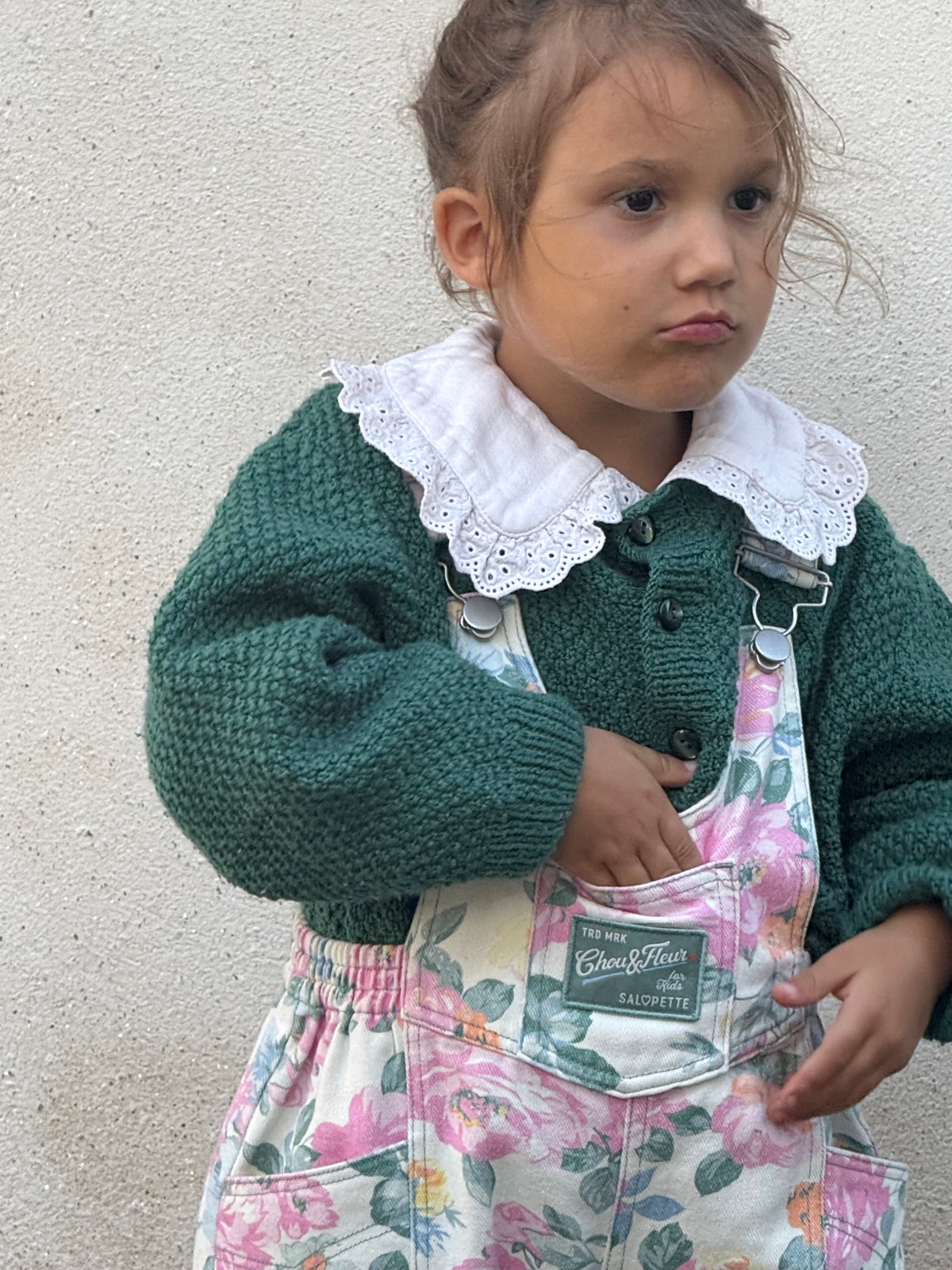 Blue denim overalls for children – Billie Jean