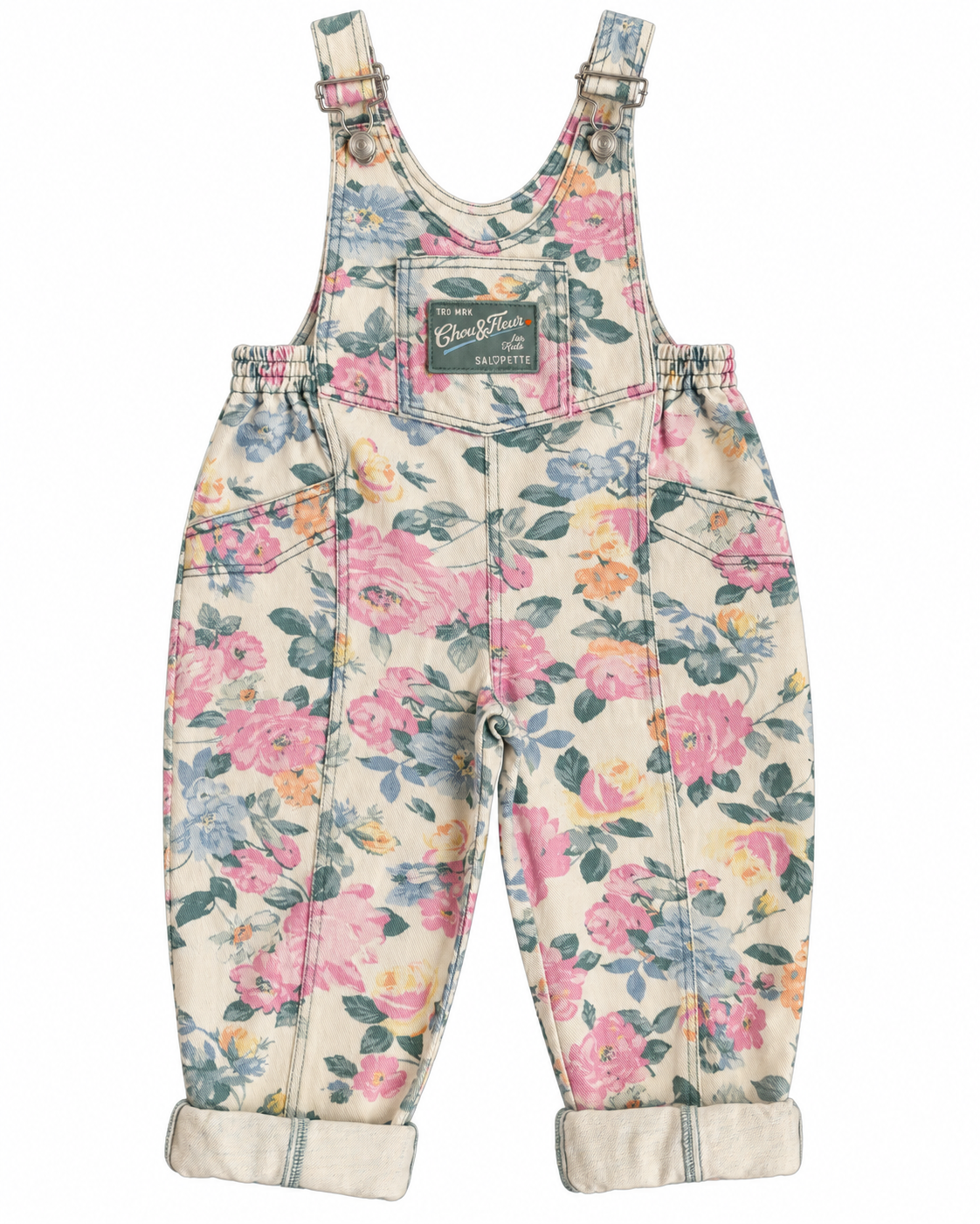 Blue denim overalls for children – Billie Jean