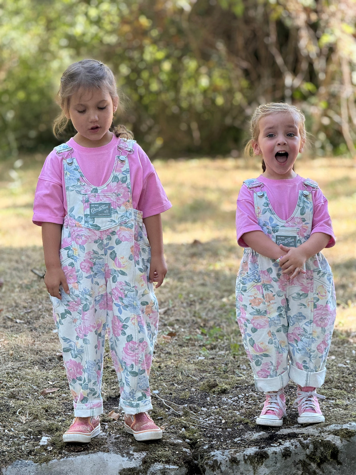 Blue denim overalls for children – Billie Jean