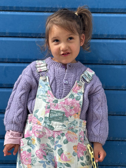 Blue denim overalls for children – Billie Jean
